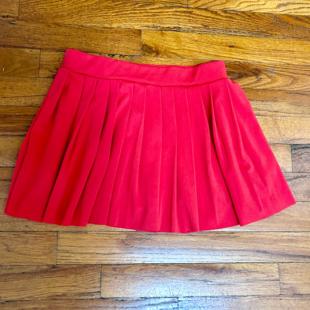 Vibrant Red Women's Skater Skirt